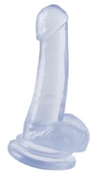Basix Rubber Works 8 Inch Suction Cup Dong - Clear
