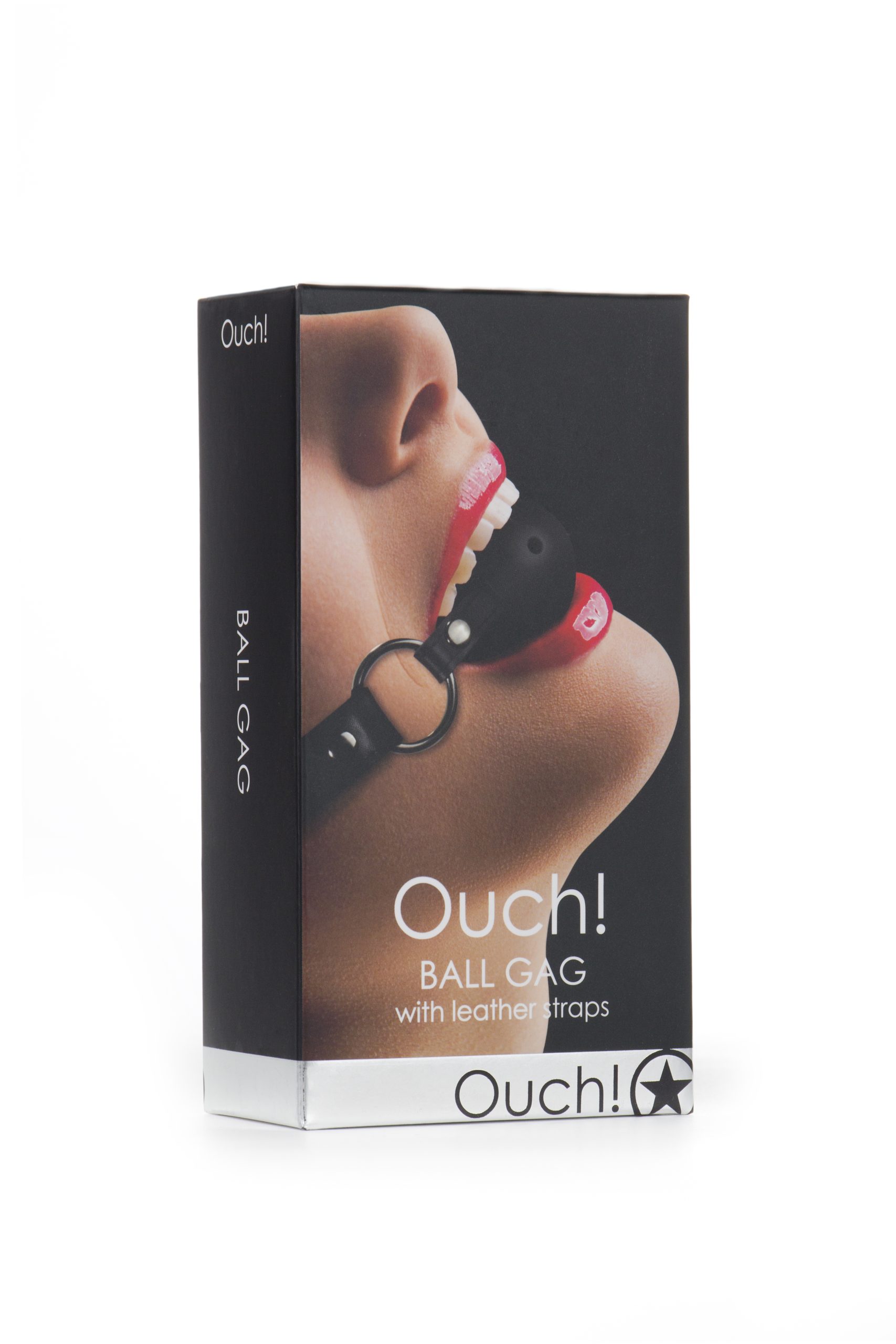 ORLkfmZ6CO5M9dq74uJzowHRiR31twXG Ball Gag With Leather Straps - Black - Image 1