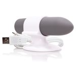 Charged Positive Rechargeable Vibe - Grey - Image 4