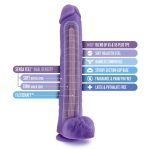 Au Naturel - Bold - Daddy - 14 Inch Dildo - Purple - Image 5