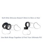 Fantasy C-Ringz Max Width Silicone Rings - Black - Image 3