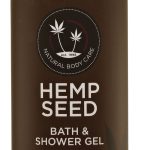 Hemp Seed Bath and Shower Gel - Skinny Dip - 8 Oz. / 237ml