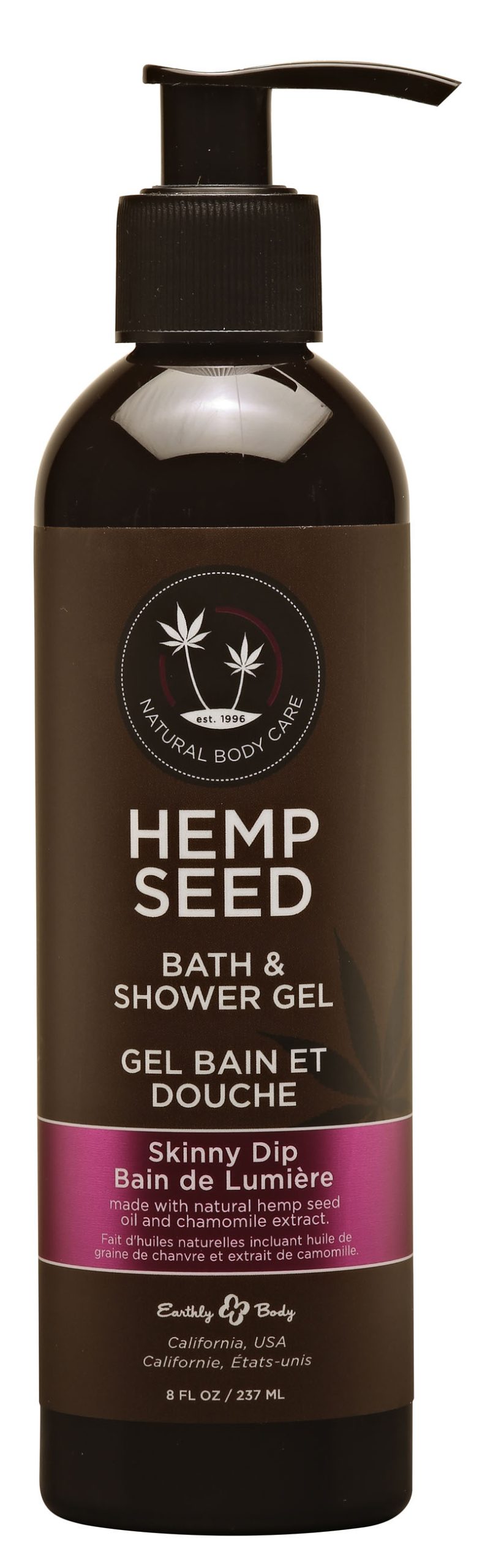 Oj19xSLQ50zUxmCsgBeFksE9mMgtaWIm Hemp Seed Bath and Shower Gel - Skinny Dip - 8 Oz. / 237ml - Image 1