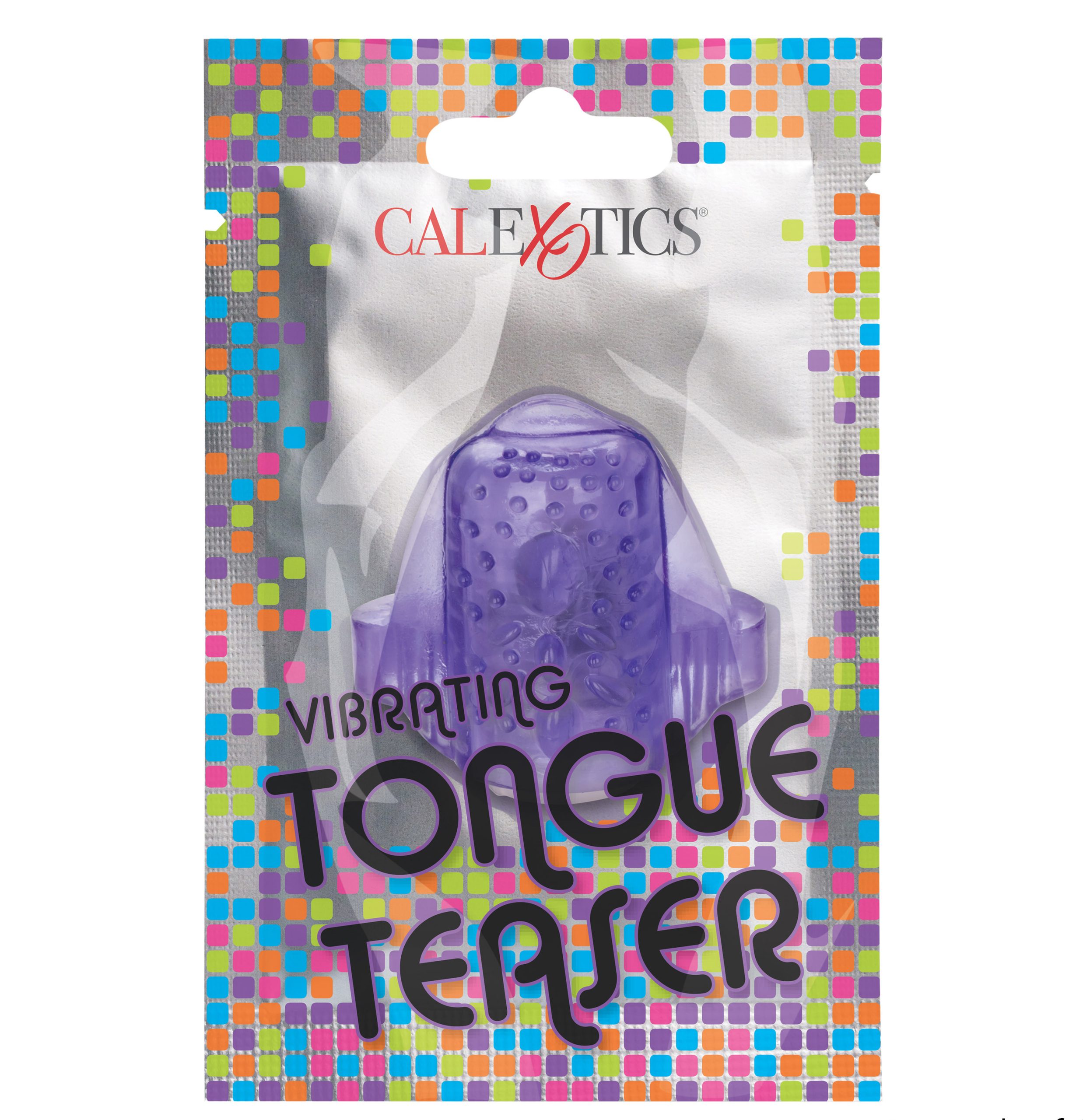 OuIXVos9nprF27bf1fkH0NU333gB0VIU Foil Pack Vibrating Tongue Teaser - Purple - Image 1