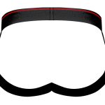 Retro Sport Panel Jock - S/ M - Black/ Red