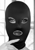 Subversion Mask With Open Mouth and Eye - Black - Image 3