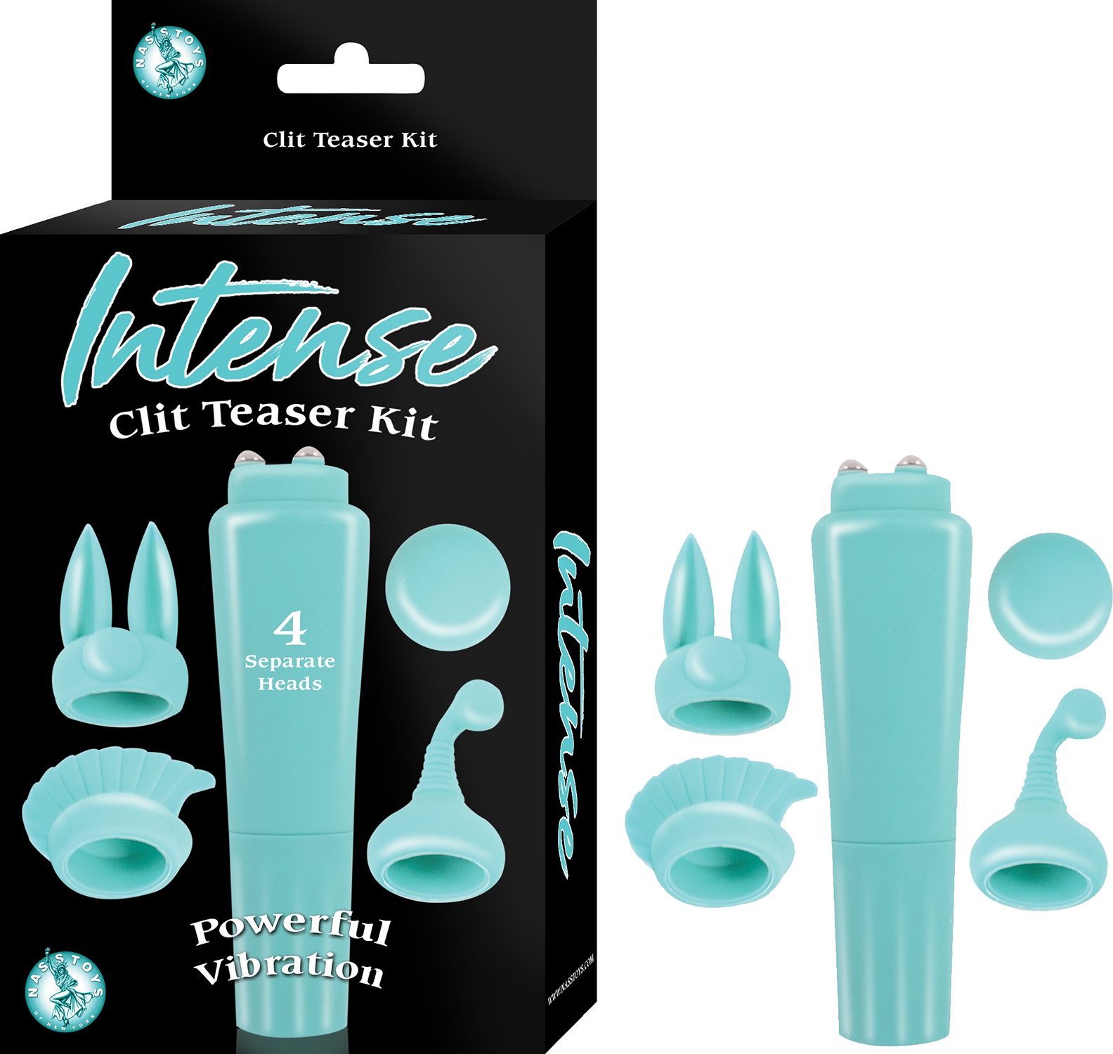 P335qKT0LoSgT9tjIrPQgPcPQophMBA1 Intense Clit Teaser Kit - Aqua - Image 1