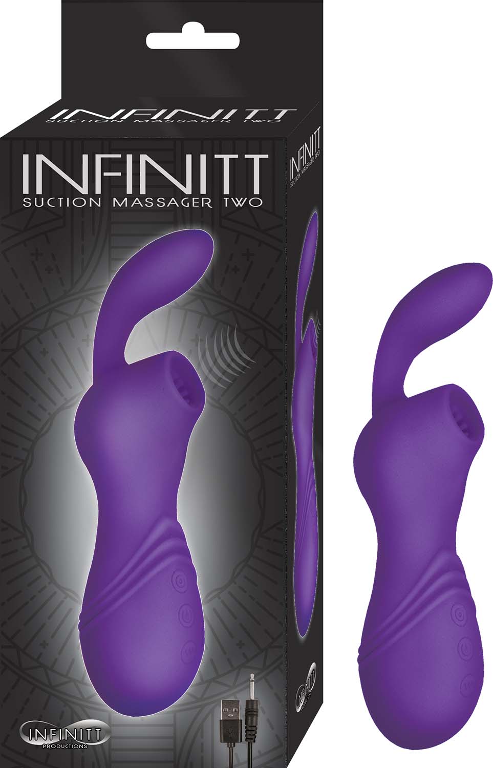 P7tZGTg6g85NpUoIOPRzH36zz2ZDWRyn Infinitt Suction Massager Two - Purple - Image 1