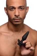 Interchangeable 10x Vibrating Small Silicone Anal Plug With Remote - Image 6