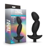 Anal Adventures - Platinum - Silicone Vibrating Prostate Massager 04 -Black - Image 7