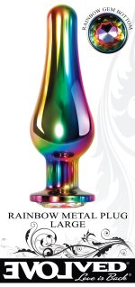 Rainbow Metal Plug - Large - Image 3