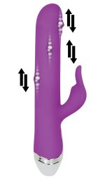 Dancing Pearl Rabbit Vibrator - Purple - Image 4