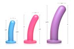 Triple Peg 28x Vibrating Silicone Dildo Set With Remote - Image 4