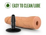 Lock on - Dynamite - 7 Inch Dildo With Suction Cup Adapter - Mocha - Image 2