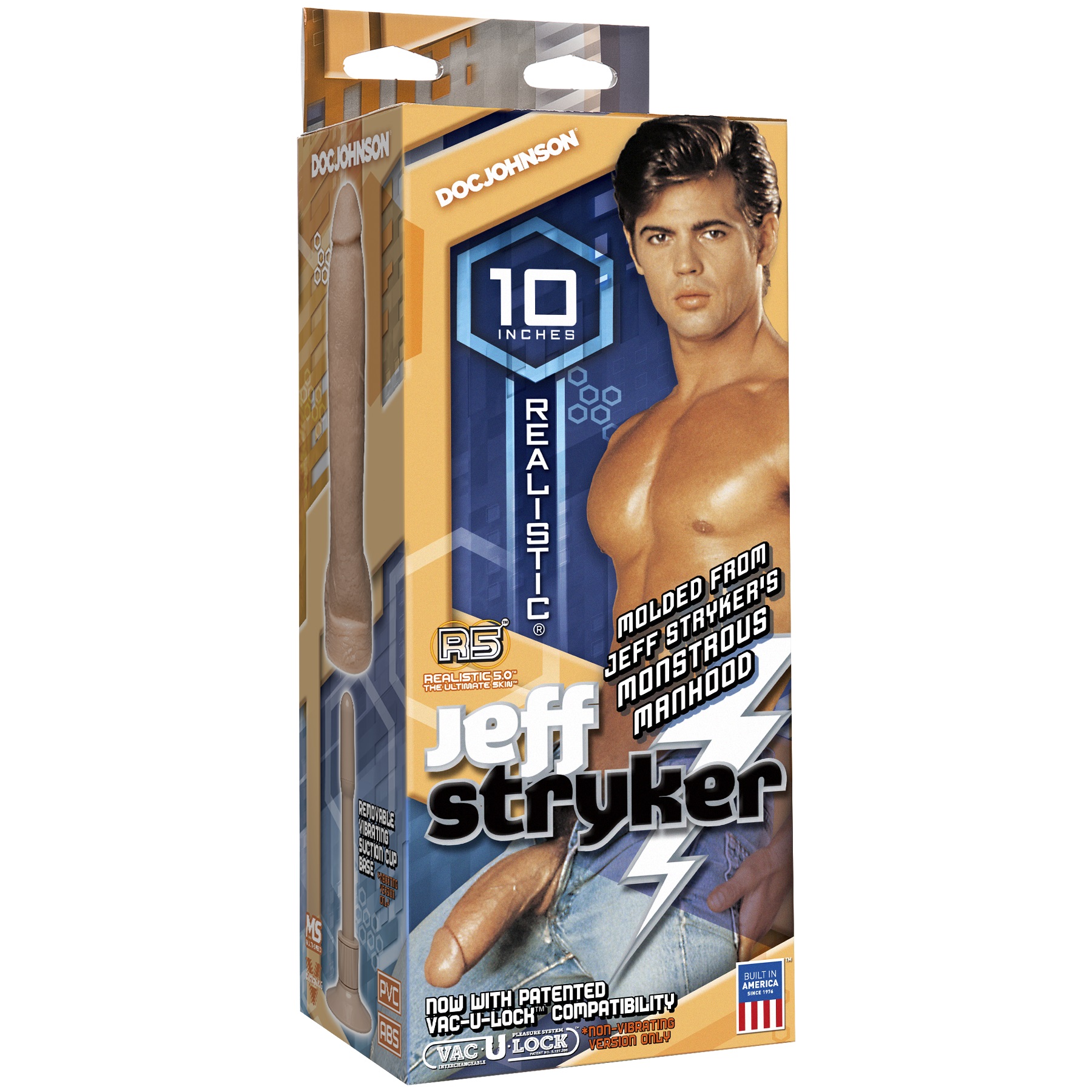 Pvk5KByRm6nh0sXONFXdIBFZIA5EpVRc Jeff Stryker Realistic Cock With Removable Vac-U-Lock Suction Cup - Image 1