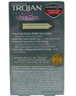 Trojan Sensitivity Ultra Thin Armor Spermicidal Lubricated Condoms 12 Pack