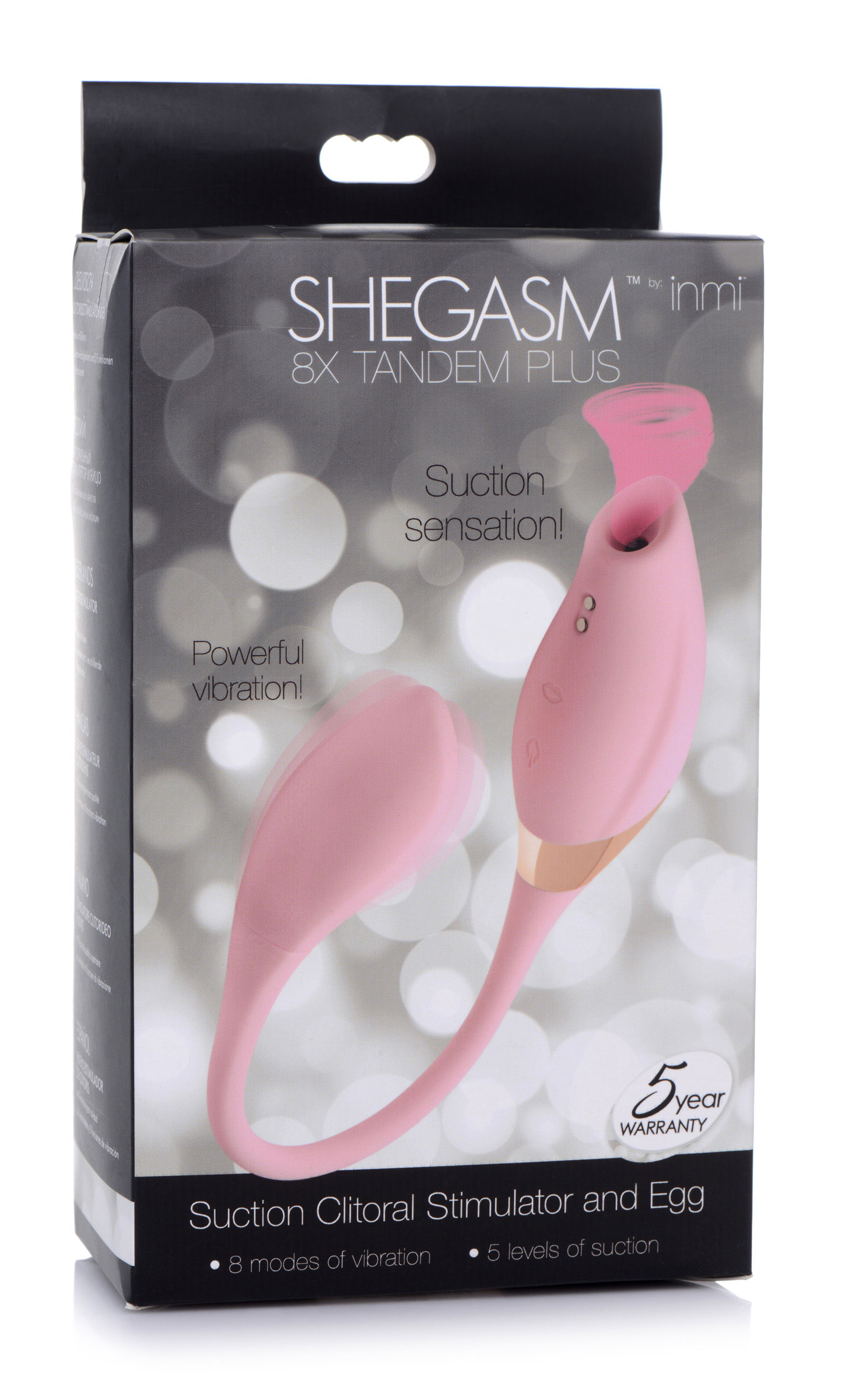 Q0zub2117Aw5nDVkPXn3ZMKaimcWRh64 Shegasm 8x Tandem Plus Silicone Suction Clit Stimulator and Egg - Image 1