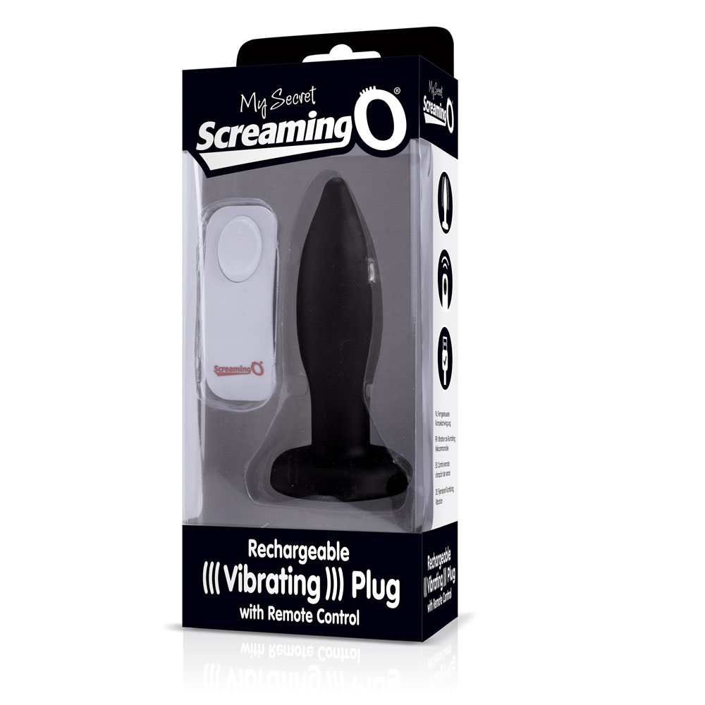 QCf7rPzefXgmg79nEA6GozKpmO3qBJRb My Secret Remote Vibrating Plug - Black - Image 1