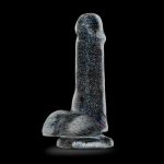 Naturally Yours - 6 Inch Glitter Cock - Sparkling Clear - Image 7