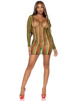 Rasta Net Mini Dress - One Size - Image 3