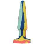 A-Play Groovy Silicone Anal Plug 5 Inch - Sunrise - Image 4