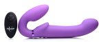 10x Ergo- Fit G-Pulse Inflatable and Vibrating Strapless Strap- on - Purple - Image 2