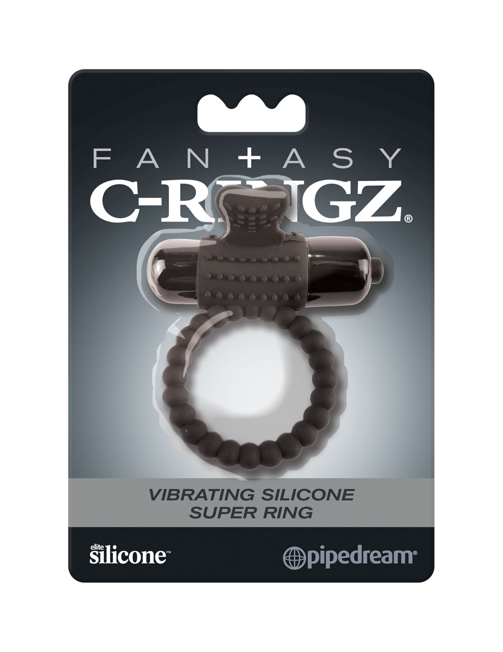 Qhr7sZMXtByS9ORfJG4e9hyVUc2sC0gV Fantasy C-Ringz Vibrating Silicone Super Ring Black - Image 1