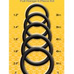 Boneyard Silicone Ring 5 Pc Kit - Black