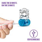 Play With Me - Pleaser Rechargeable C-Ring - Blue - Image 5