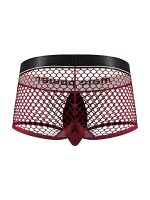 Cock Pit Net Mini Cock Ring Short - Large - Burgundy - Image 2
