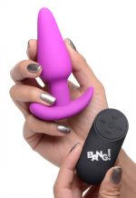 21x Silicone Butt Plug With Remote - Purple - Image 6