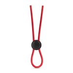 Stay Hard - Silicone Loop Cock Ring - Red - Image 2