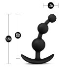 Anal Adventures - Platinum - Small Anal Beads - Black - Image 4