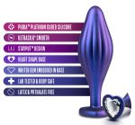 Anal Adventures Matrix - Wavy Bling Plug - Sapphire - Image 3