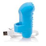 Charged Fingo Rechargeable Finger Vibe - Blue - Image 5