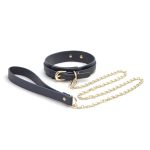 Bondage Couture - Collar and Leash - Blue - Image 2