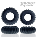 Truckt 2 Piece Cockring Set Atomic Jock - Night Black - Image 3