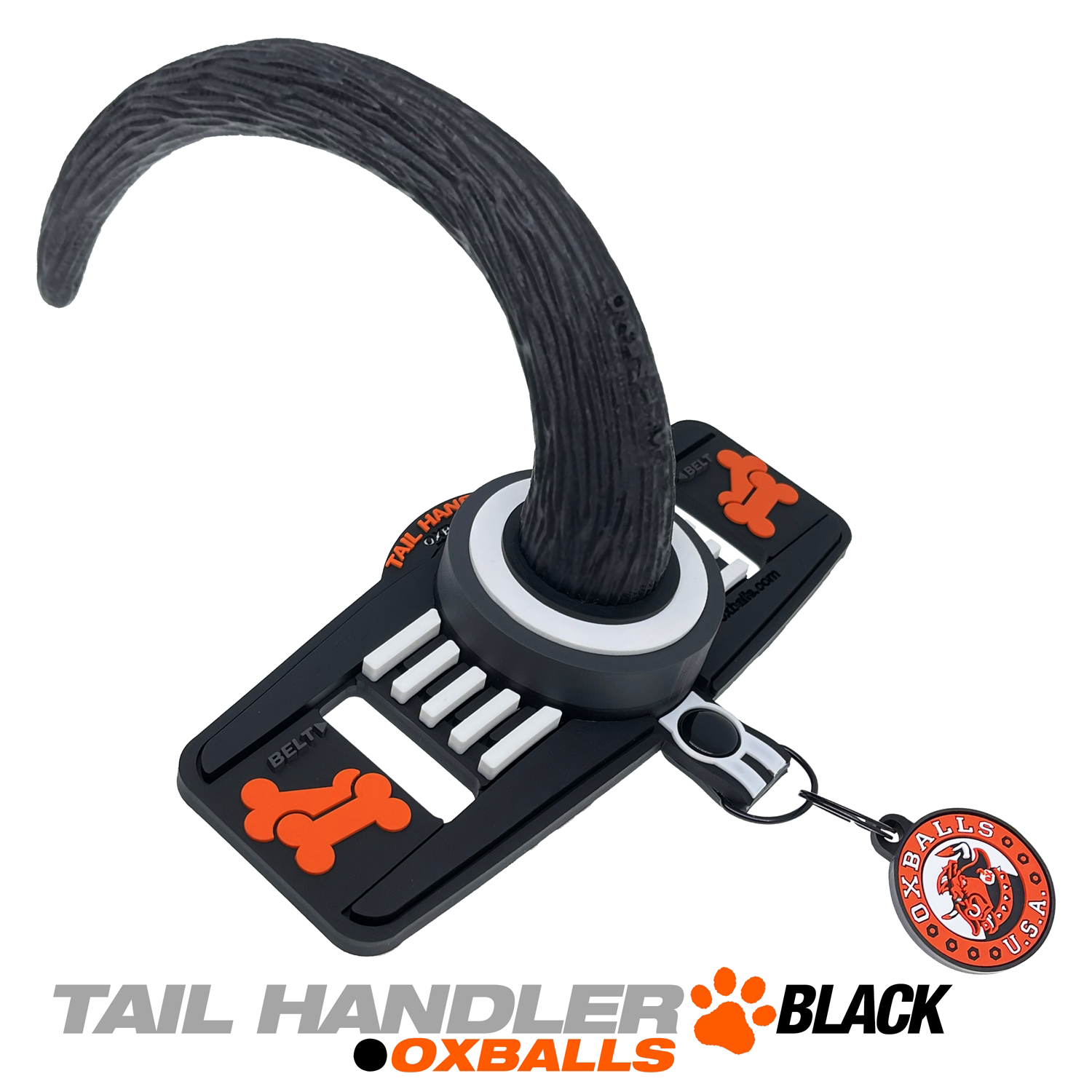 RgRabpXnTTInzPI55JgkqSZ1fTzyCnCU Tail Handler - Belt Strap Show Tail - Black - Image 1