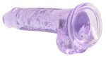 7 Inch Realistic Dildo With Balls - Purple - Image 5