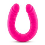 Ruse - 18 Inch Silicone Slim Double Dong - Hot Pink - Image 2