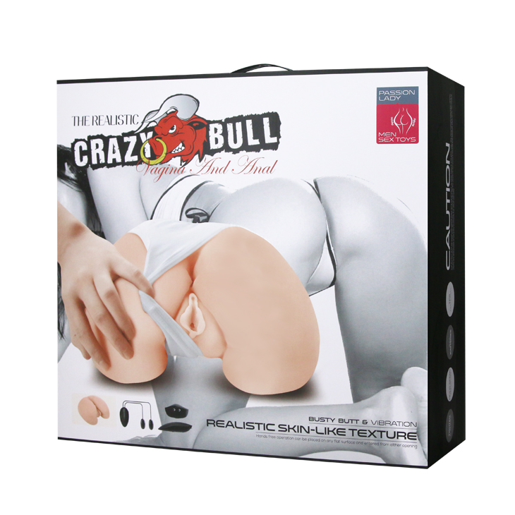S2znn2AdfJlbsX90ZofmWqGXdtznzGOo Crazy Bull the Realistic Skin-Like Texture Vagina and Anal Masturbator Busty Butt and Vibration - Image 1
