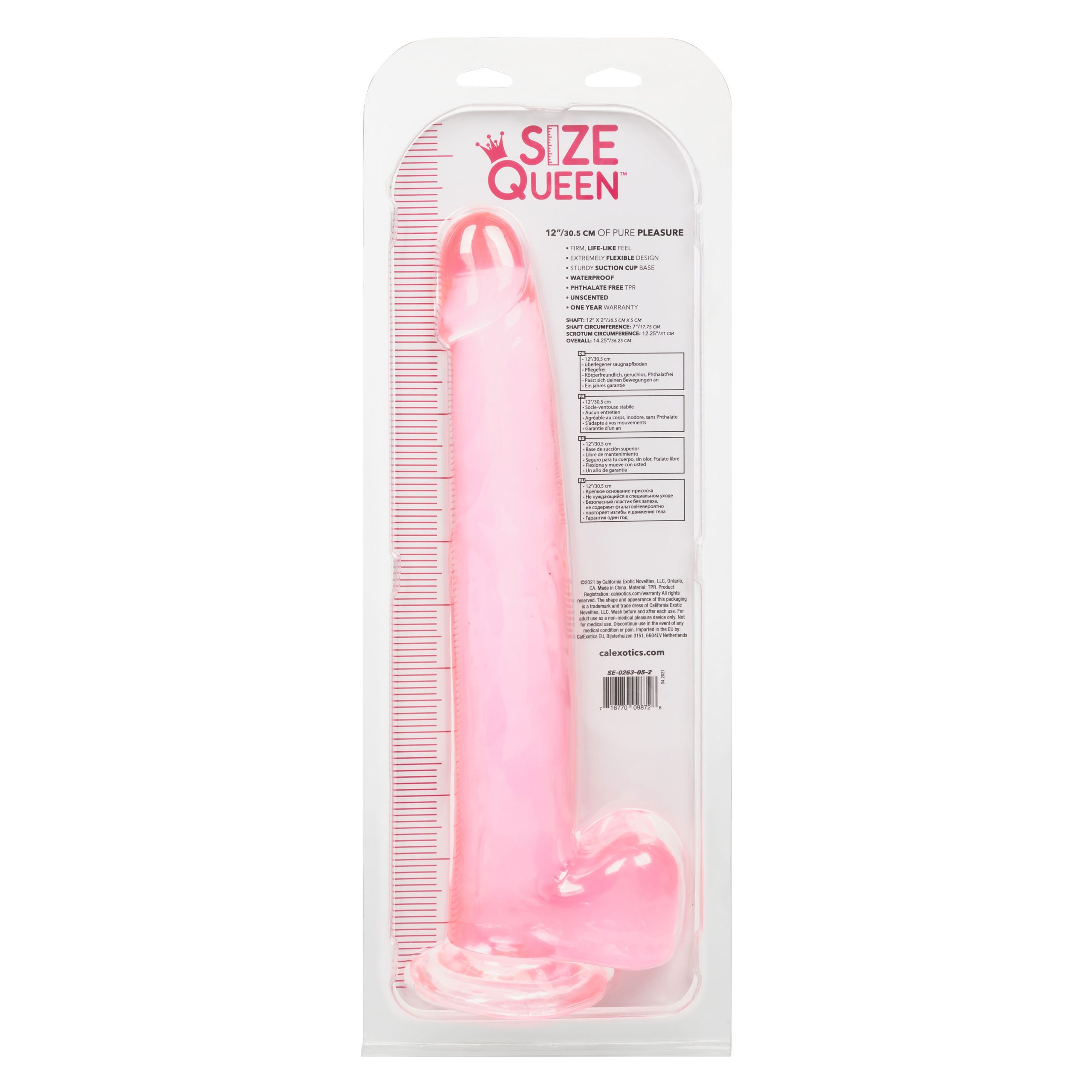 S8Vfp49MecYGPXXbTwkxJC8pQALbjcRU Size Queen 12 inch/30.5 Cm - Pink - Image 1