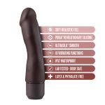 Dr. Skin Silicone – Dr. Steve - 7 Inch Vibrating Dildo - Brown - Image 4
