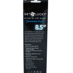 Glow-in-the-Dark Periwinkle Peen Dildo 8.5"
