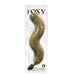 Foxy Fox Tail Silicone Butt Plug - Gold