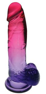 Shades - 8 Inch Gradient Dong - Pink and Plum - Image 2