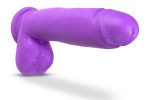 Neo - 10 Inch Dual Density Dildo - Neon Purple - Image 2