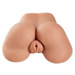 Realistic Body Mold Stroker - Pleasure Pussy and Ass - Wide-Spread Legs - Tan - Image 6