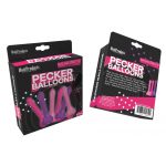 Pecker Balloons Assorted Colors 6 Pc Box - Image 2