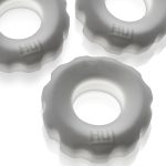 Super Huj - 3-Pack Cockrings - White Ice - Image 2